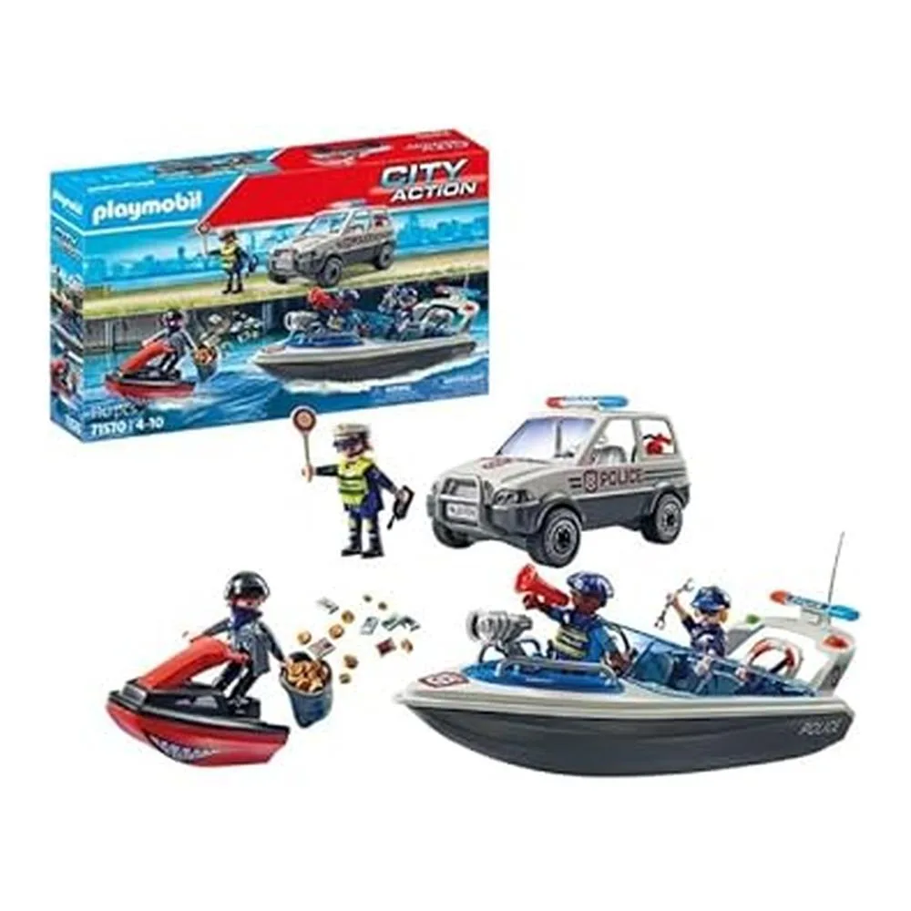 Playmobil City Action Caça Policial na Água 71570 P25playmobil