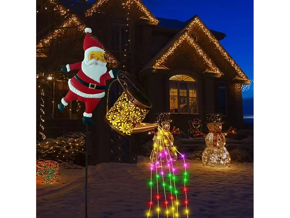 Lanterna De Natal Solar G Mais Vendida Com Papai Noel rf
