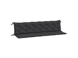 Garden Bench Cushion, Garden Bench Cushions Vidaxl Preto Tecido (200 X 50 X 7 Cm)