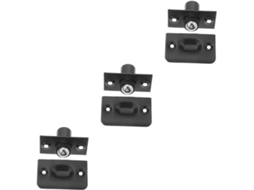 Uonlytech 2-conjuntos De Fecho Porta Em Aço Inoxidável Com Batente Ajustável, Fecho De Aço Inoxidável Com Placa Batente
