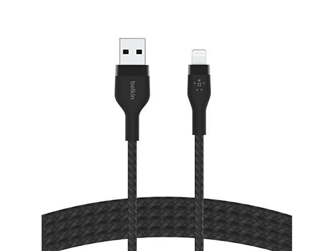 BELKIN Flex Lightning-Usb-A 2M Mfi Cert. Preto Caa010Bt2Mbk