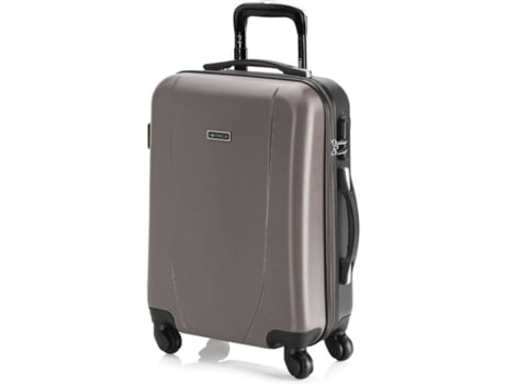 Mala de Viagem ITACA Abs Texturizado (Cabine - 35 L - Champagne)