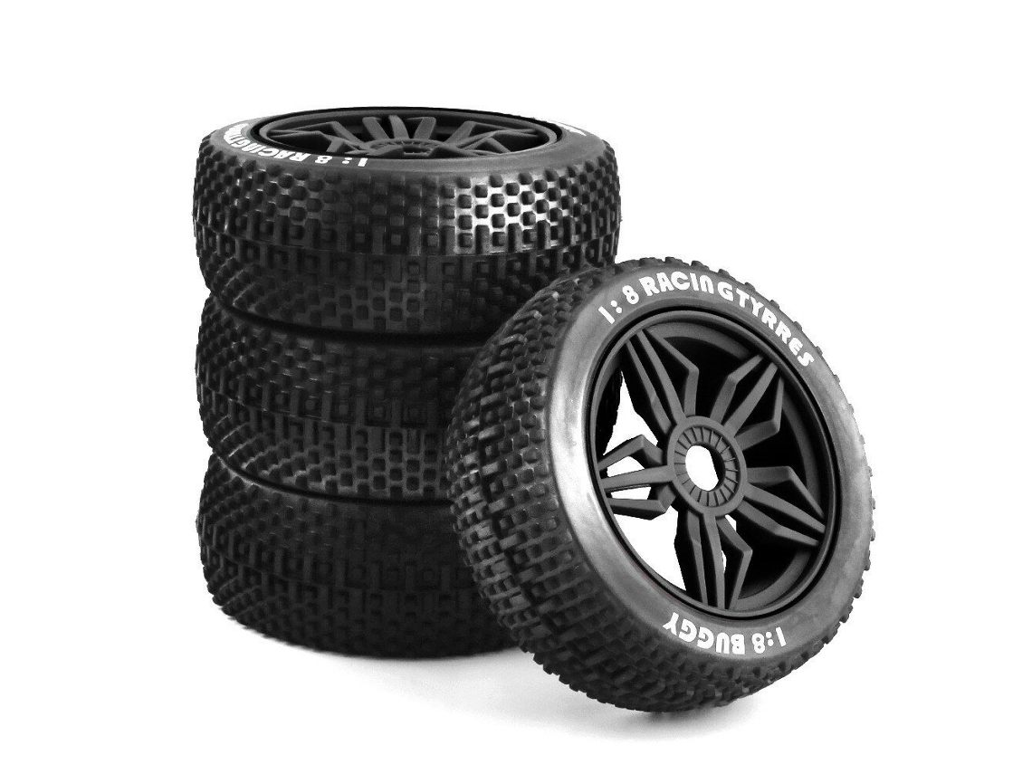 Peças De Pneus Off Road Rodas 17 Mm Hexagonais Para Hsp Kyosho Mp10 Zd Fs Racing 1/8 Rc Carro Veículos Modelo Peças De Reposição