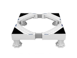 Suporte Para Máquina De Lavar Roupa, Base Com Máquina De Lavar, Secadora E Geladeira, Comprimento Ajustável, Capacidade De Carga 300 Kg, Antivibração