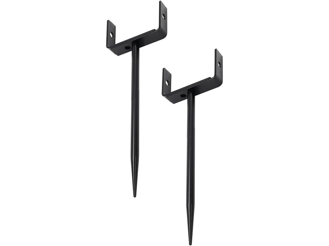 Estacas De Suporte Para Calhas (2 Peças) - Suporte Para Tubos De Calha