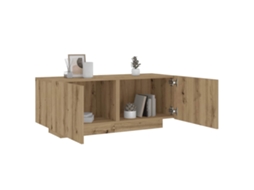 Vidaxl Mesa Cabeceira 100x35x40cm Derivados Madeira Carvalho Artisiano