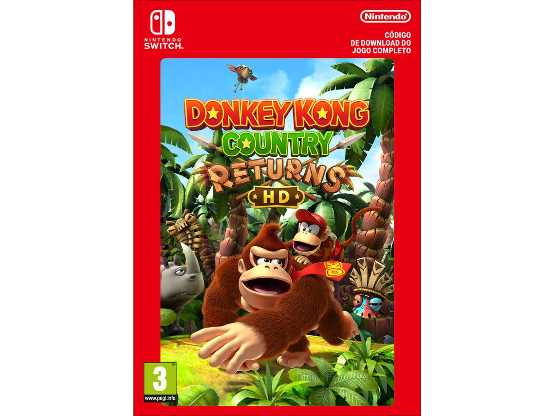 Jogo Digital DDC Donkey Kong Country Returns HD (Formato Digital)