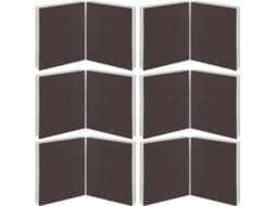 20 Esponjas De Lixa Marrons, Design Ergonômico E Dupla Face, Esponja