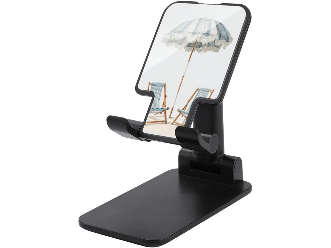Guarda Sol De Praia Em Aquarela Com Duas Cadeiras Suporte Dobrável E Ajustável Para Celular, Ideal Para Escritório