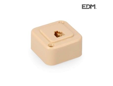 TOMADA DE TELEFONE SUPERFICIE SAIDA FRONTAL RETRACTILADO 