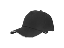 Capacete De Bateamento Seguro Ajustável Chapéu De Beisebol Abs Leve Respirável Preto