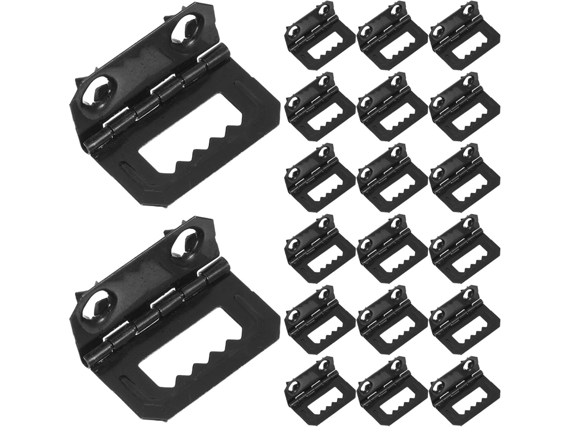 Conjunto De 200 Dobradiças Liga Zinco Para Molduras Quadros, Fáceis De Remover E Com Ampla Compatibilidade Para Obras