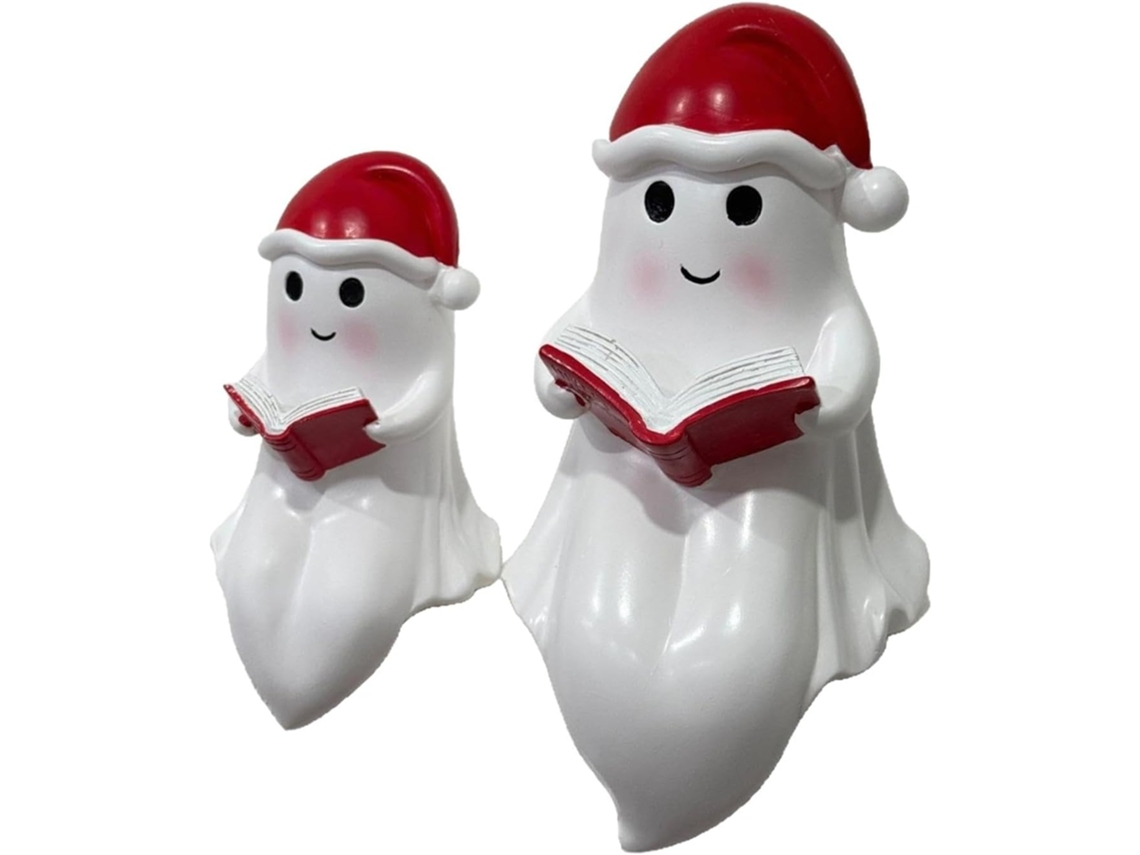 2 Luminárias de Leitura em Formato de Livro, Figuras Sentadas, Decoração de Halloween, Abajur de Mesa, Decoração de Quarto