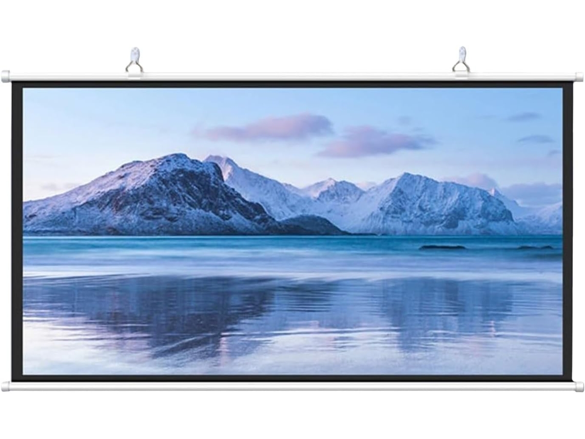 Tela de Projeção 30" 16:9 4:3 Hd, para Uso Doméstico e Externo