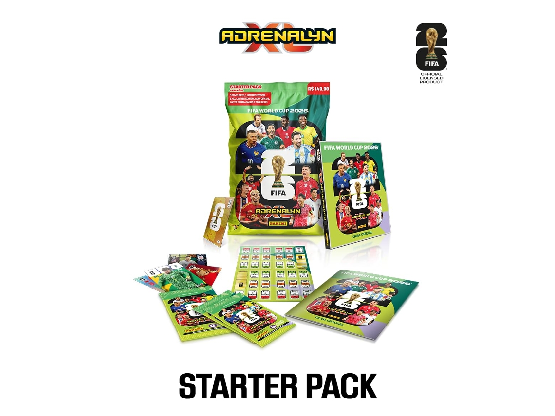 Livro Fifa World Cup 2026 Adrenalyn Xl - Starter Pack de Panini (Português do Brasil)