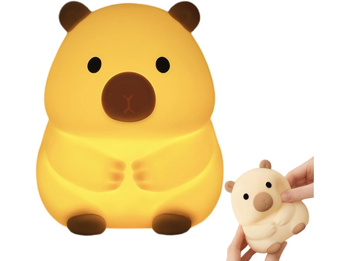 Luminária Noturna De Animais Recarregável Com 3 Níveis Brilho, Abajur Decorativo Crianças, Meninas E Adultos, Ideal