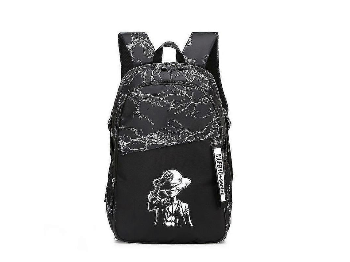 Nova Mochila De Estudante, Resistente Ao Desgaste, Luminosa, Preta Olysi Shop