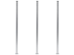 Fence Post, Fence Posts Vidaxl Prateado Wpc (n/a)