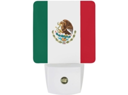 Bandeira Do México Luz noturna LED com sensor crepuscular