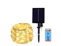 Luzes de Fadas Recarregáveis para Acampamento Led Solar 8M Portátil RNEMITERY