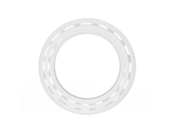 1 Peça Rolamento De Bola Cerâmica Zro2 Miniatura 6805 Cor Branca 25*37*7mm