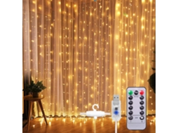 Cordão de Luzes Led 300 Leds Usb com Controlo Remoto para Decoração Interior e Festas NEVEANCE