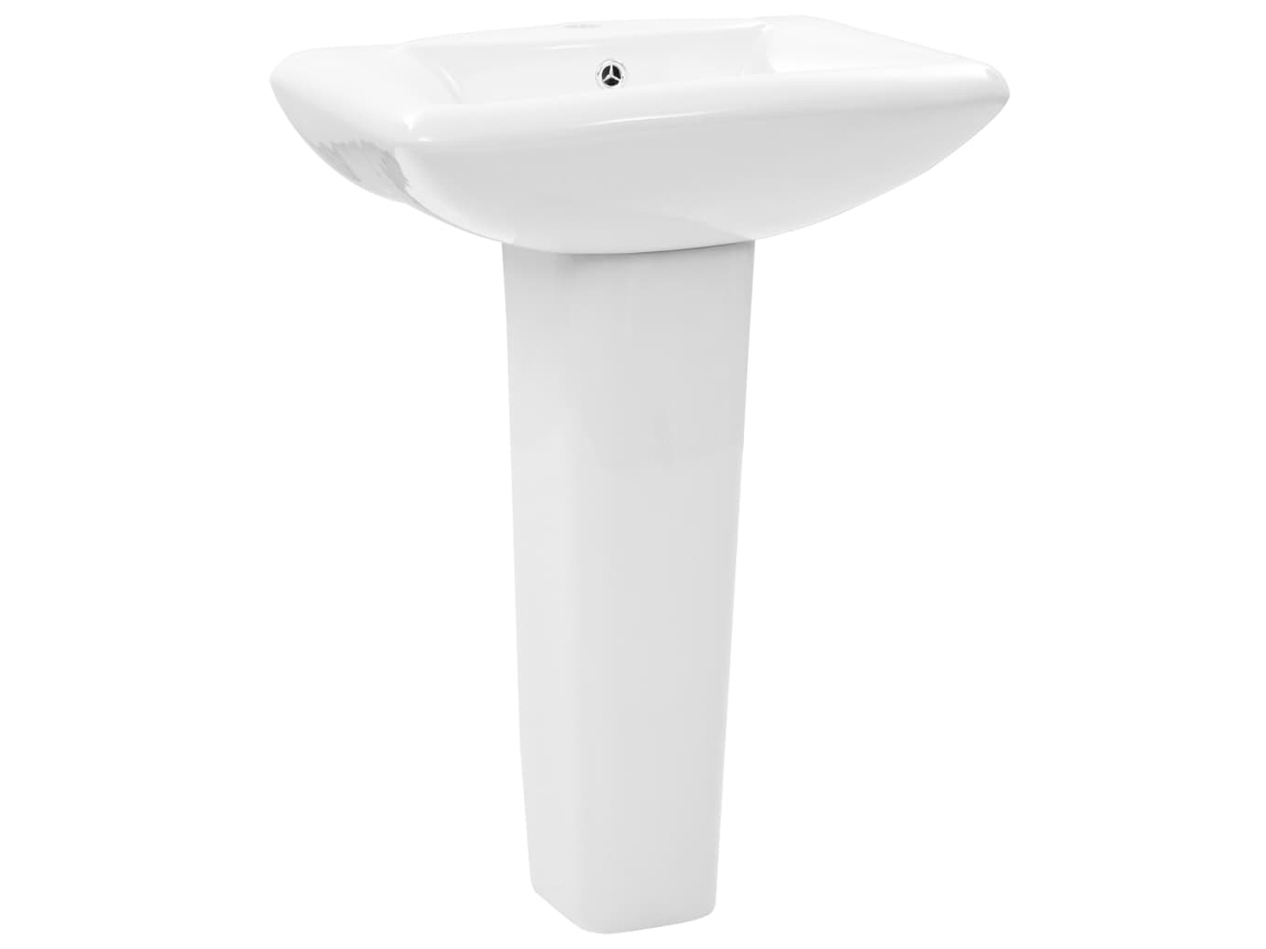 Basin, Basins Vidaxl Branco Cerâmica