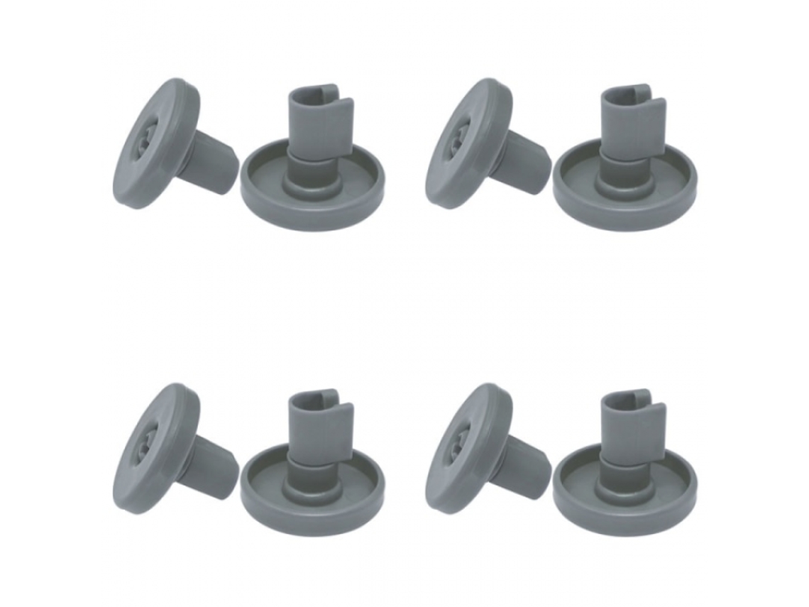 8 Rodízios Cinza escuros de 40mm para Lava louças AQUAFORGE