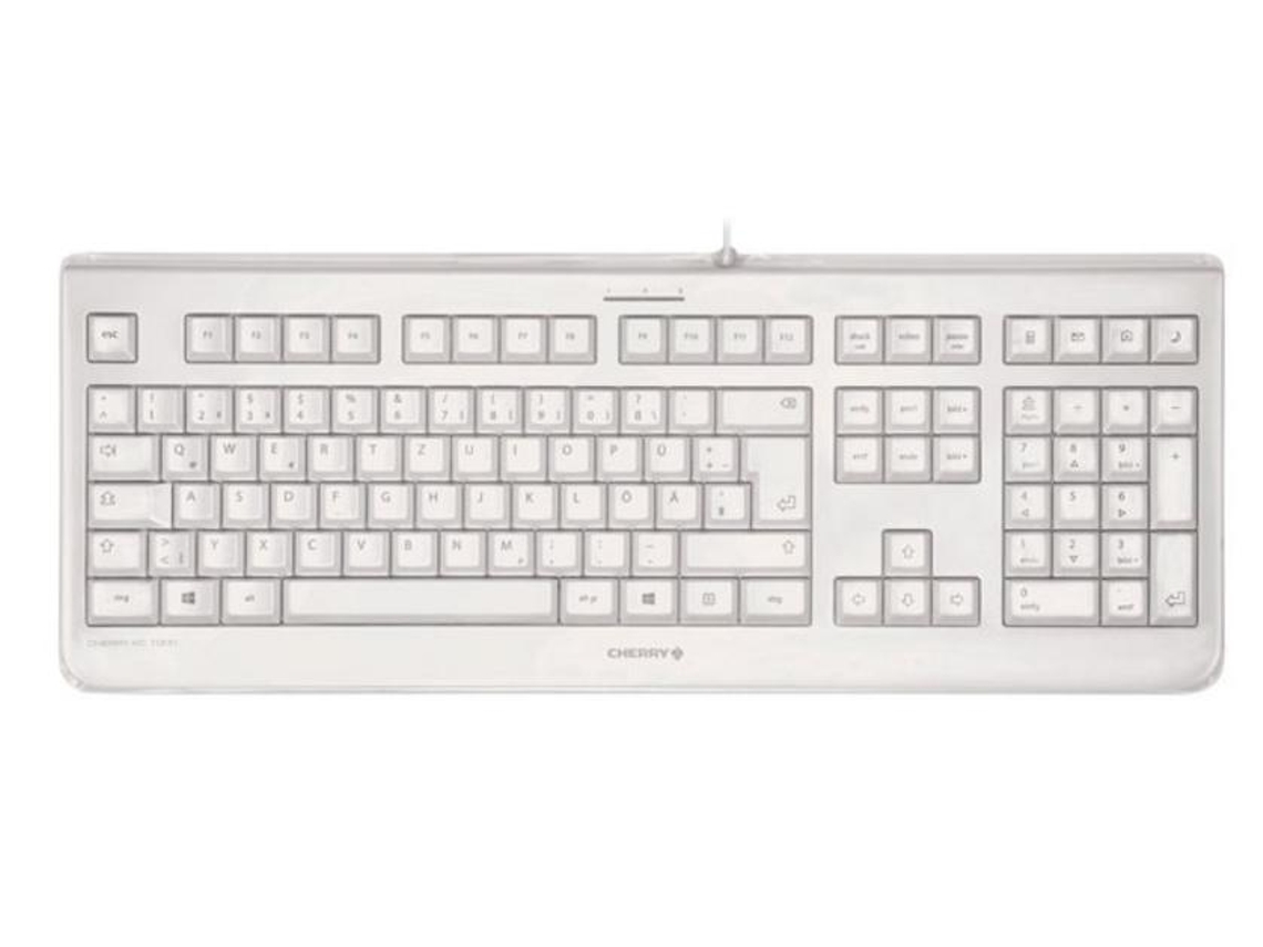 Cherry Kc 1068 Teclado Usb Espanha Cinza Pálido (Layout Não Português)