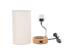 Rebe-lâmpada De Mesa Com Carregador Sem Fio Led Regulável Usb Moderna Para Quarto Sala Escritório Hotel Quarto