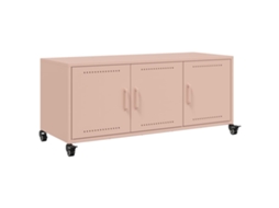 Tv Cabinet, Tv Cabinets Vidaxl Cor-de-rosa Aço (n/a)