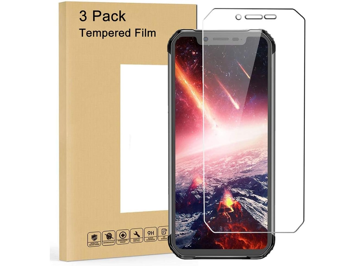Conjunto de Películas de Ecrã Filme Proteção Ultra Hd para Blackview Bv9600E HONGWE. Transparente (3un)