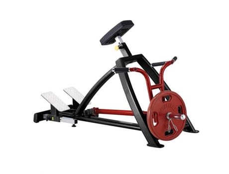 Máquina de musculação com barra de remo em placa de carga em T STEELFLEX