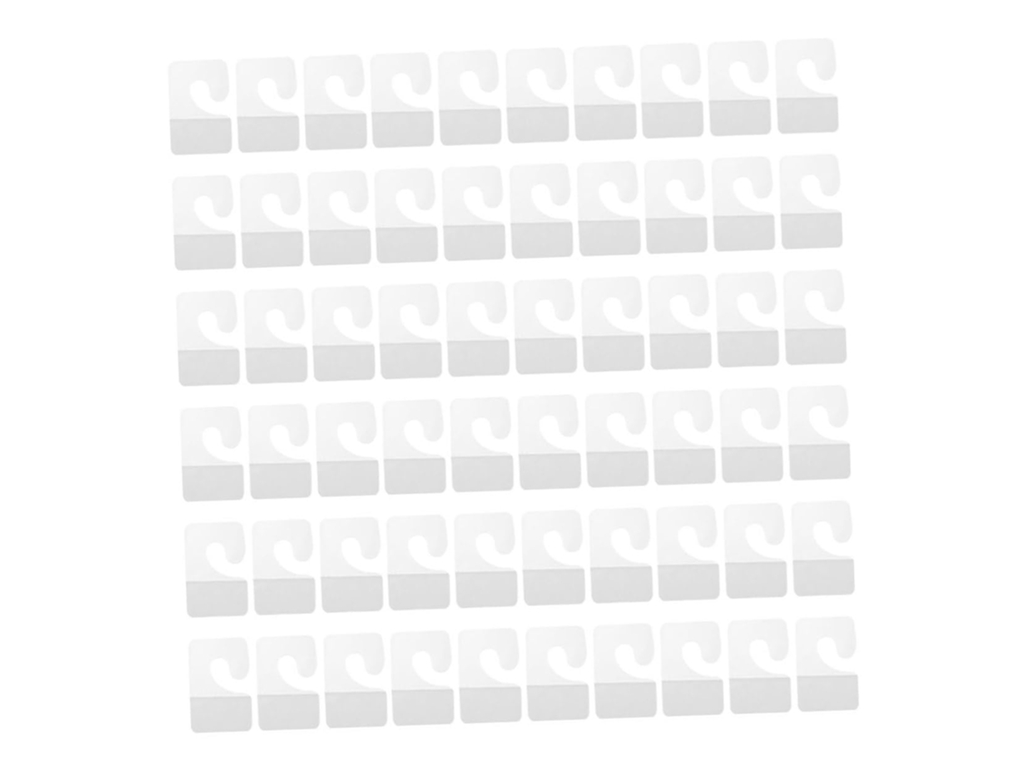 250 Peças Ganchos De Conexão Autoadesivos Transparentes Para Pendurar