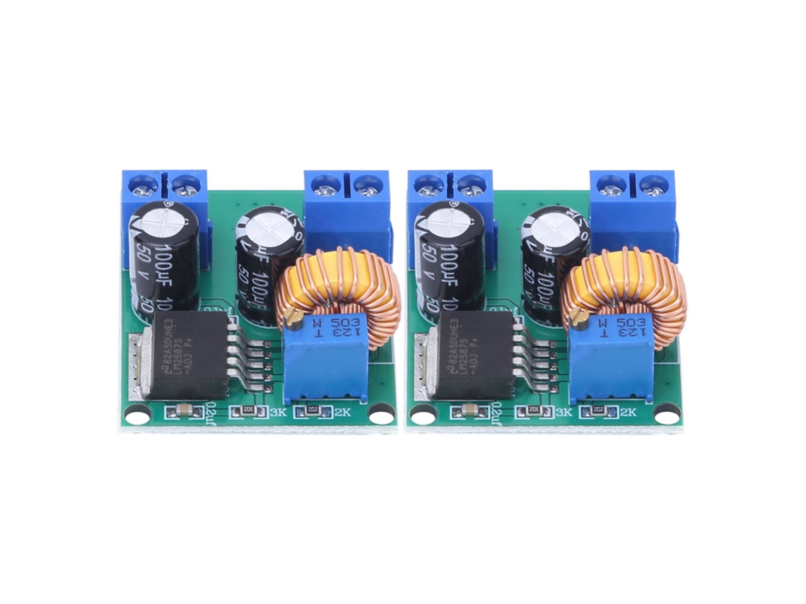 Hkj 2 Peças Módulo Boost Ajustável Conversor Dc Dc Subida Tensão 3~35v para 4~40v