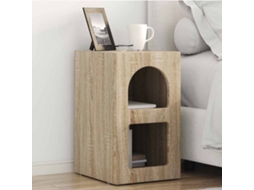 Vidaxl Mesa-de-cabeceira Elst Carvalho Sonoma 29,5 X 33,5 X 50 Cm