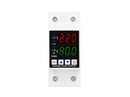 Protector De Voltaje Auto-reseteable De Doble Pantalla Inteligente Para Hogar Relé