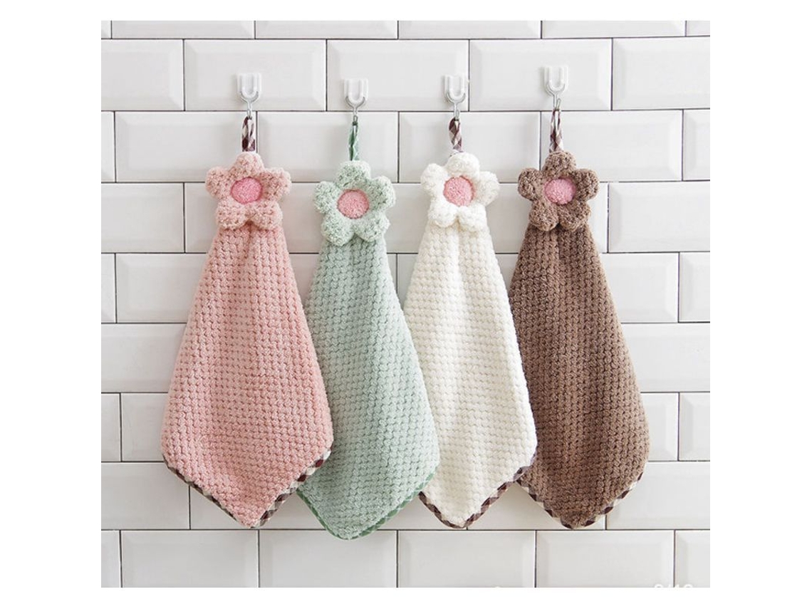 Toalhas de Mão Nova Line Microfibra para Cozinha e Banheiro, 4pcs | S/MARCA