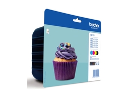 Pack 4 Tinteiros BROTHER LC123 Cores (LC123VALBP)