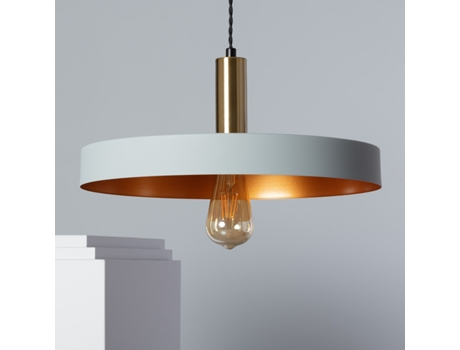 LEDKIA Candeeiro Suspenso Metal Furiko Cinza