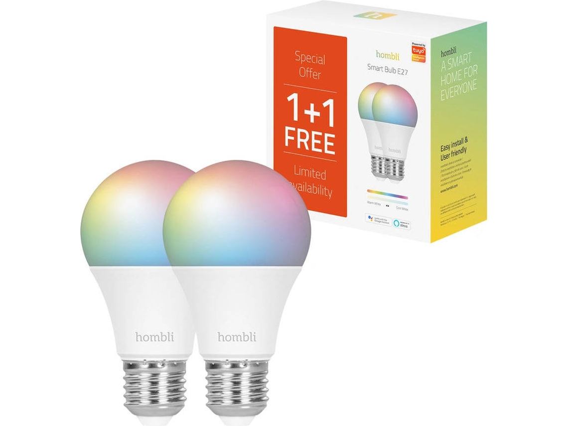 LÂMP.INTEL.HOMBLI 9W RGB+CCT PACK PROMO