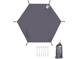 Sobrepor Teto Camping Impermeável - Tapete Hexagonal Para Tenda, Praia E Piquenique, Versátil E Portátil