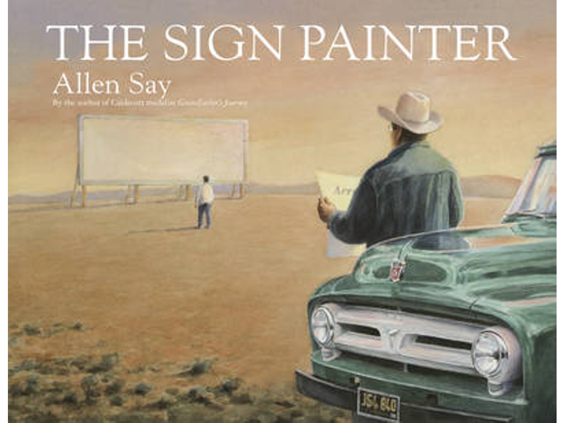 Livro sign painter de allen say (inglês)
