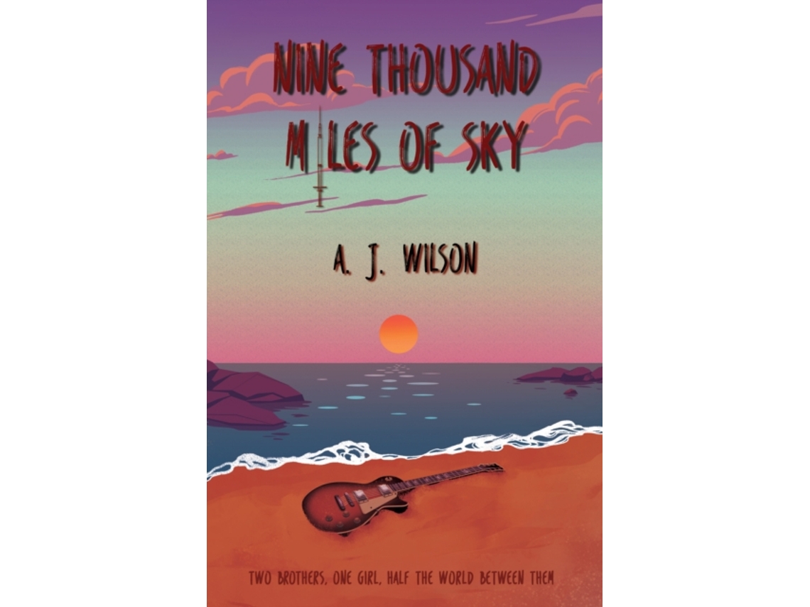 Livro nine thousand miles of sky de a. j. wilson (inglês)