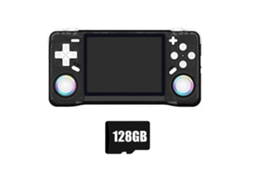 Console de Videogame Portátil Retrô Xf35h com 128 Gb de Jogos Pré instalados, Tela Ips de 3,5 Polegadas, Wi fi e Linux | GOKOCO