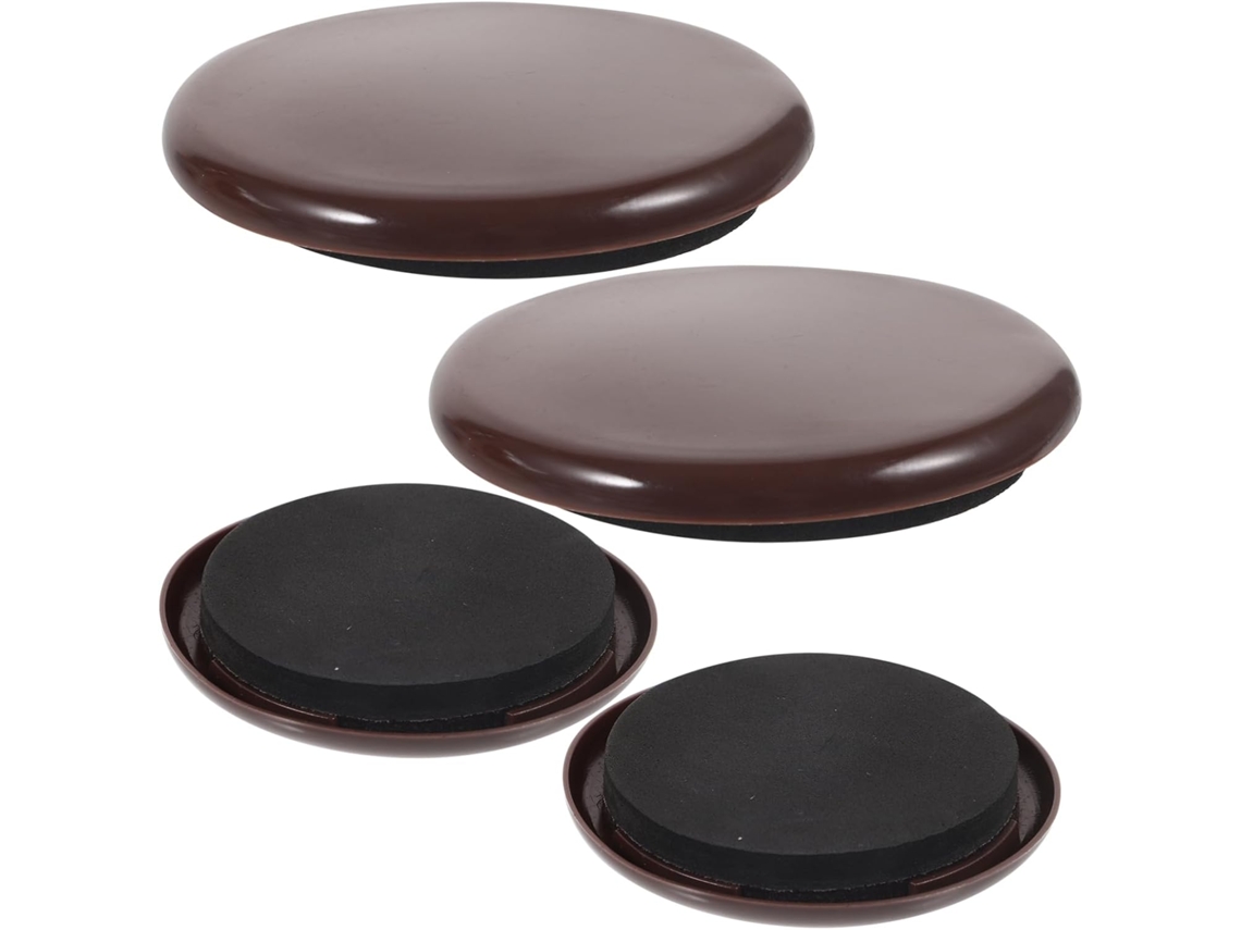 Protetores De Feltro Para Móveis, Marrom, 4 Peças