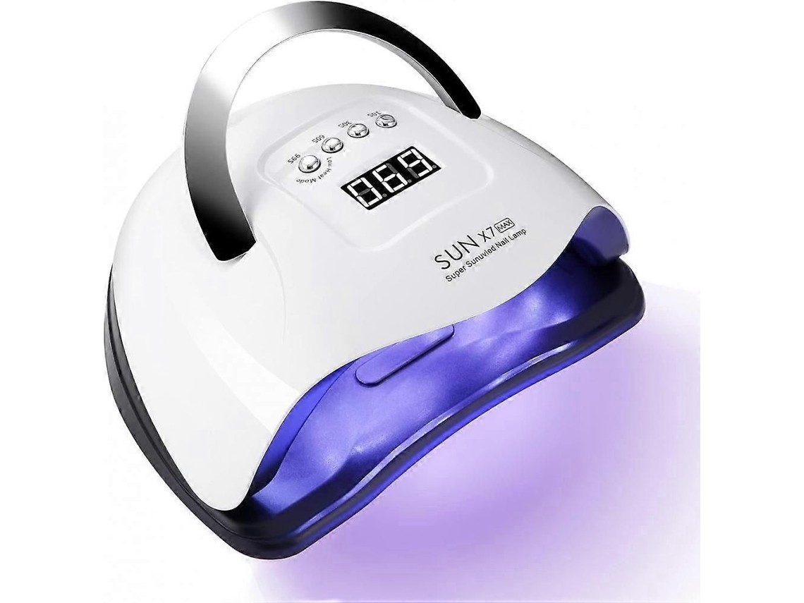 Lâmpada Uv/led Para Unhas, 220 W, 10/30/60/99s, Com Sensor Automático E Ecrã Digital, Para Gel E Manicure, Elysve