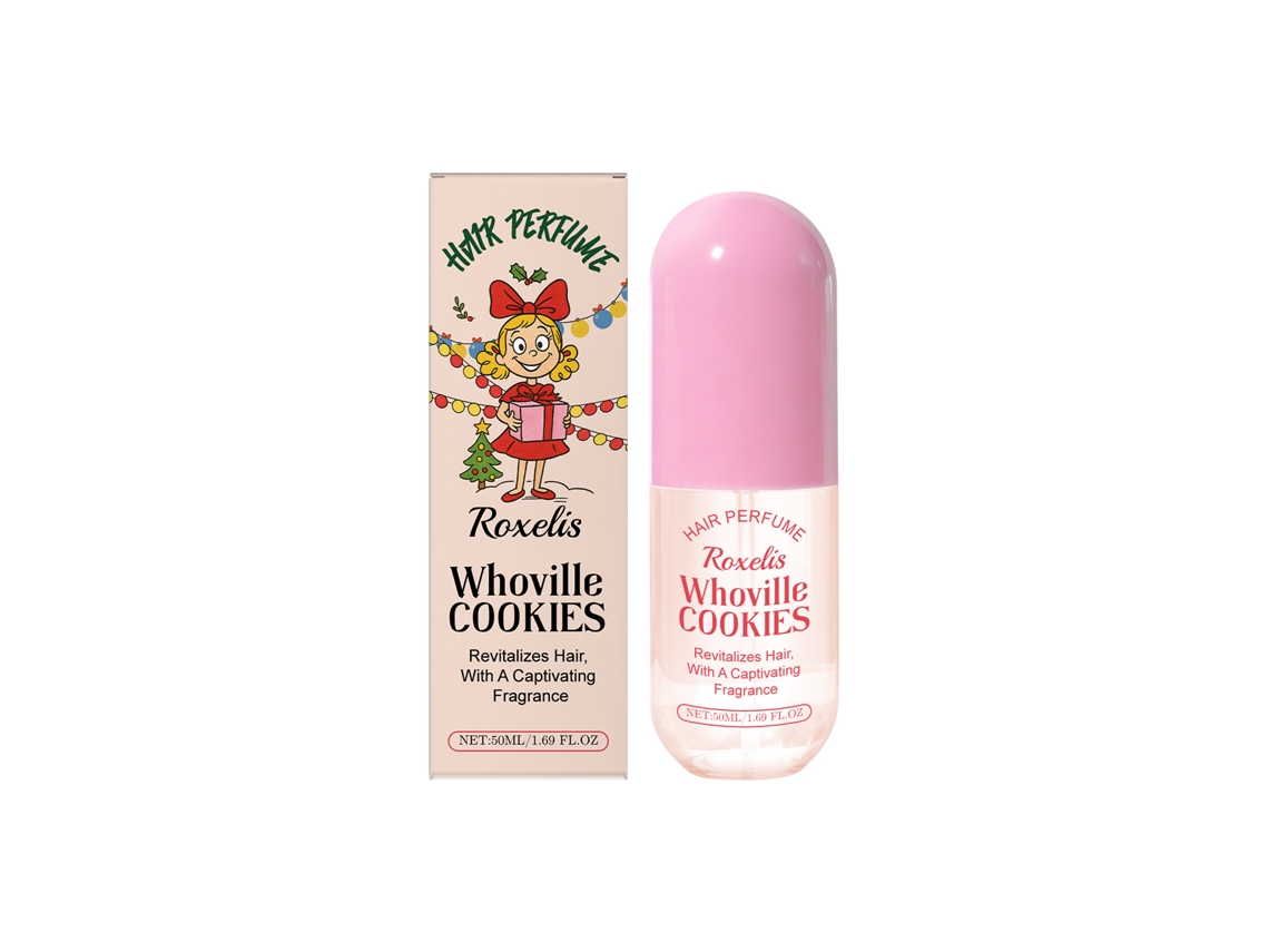 Perfume para Cabelo LAXISCREED Roxelis Biscoito Natal Suave e Portátil