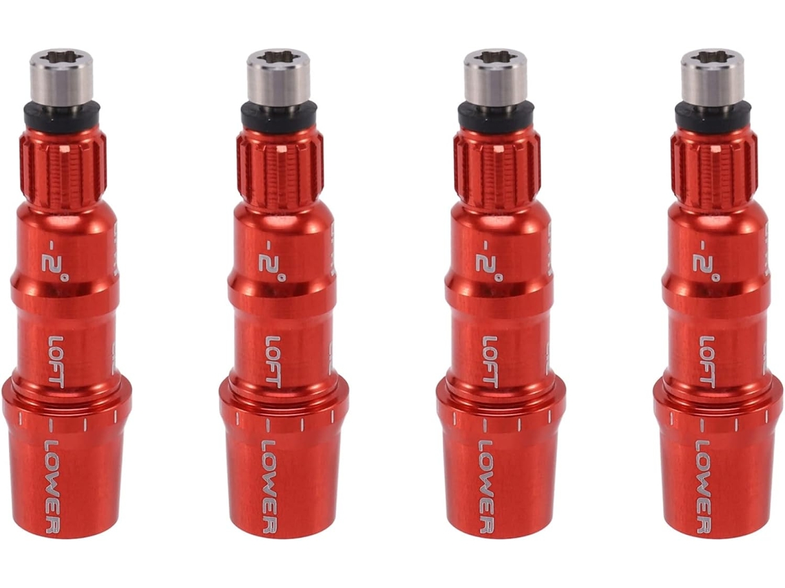 4x 335 Rh Golf Adapt Sleeve para Sim, M1, M2, M3, M5, M6 Driver Personalizado Vermelho SFUSHOS