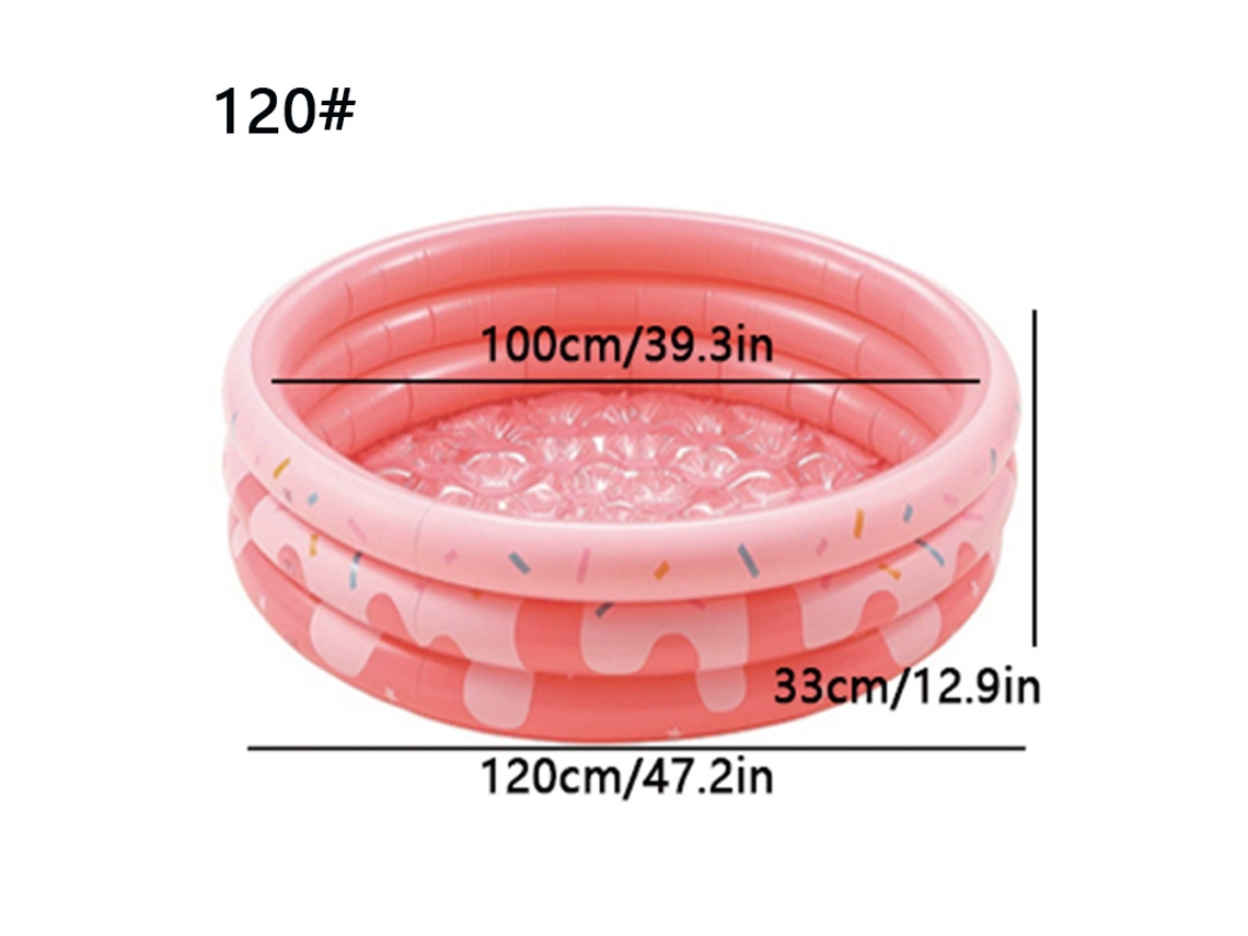 Piscina Inflável Infantil SPQMENT (rosquinha 120x33cm)